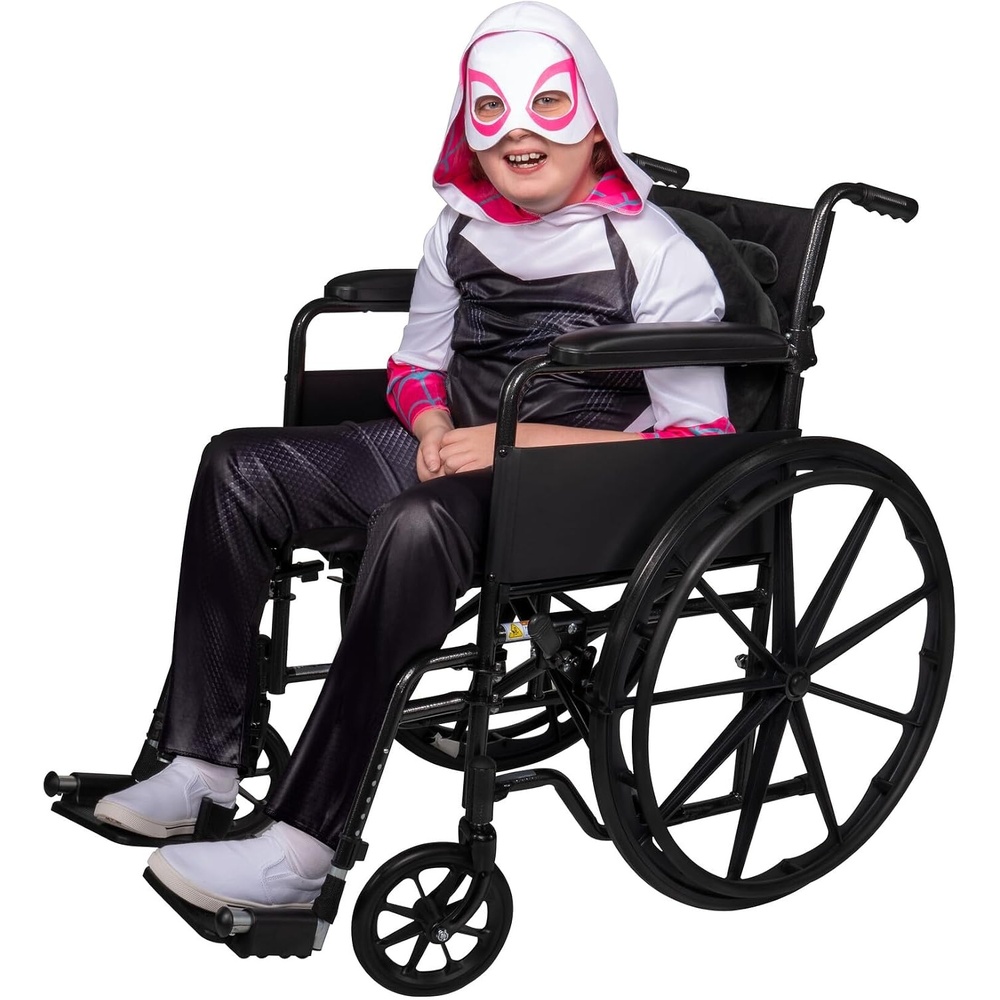 image:imageMarvel SpiderGwen Official Youth Adaptive Costume Costumes with Adaptive Features Wheel Cover Sold SeparatelyM 810