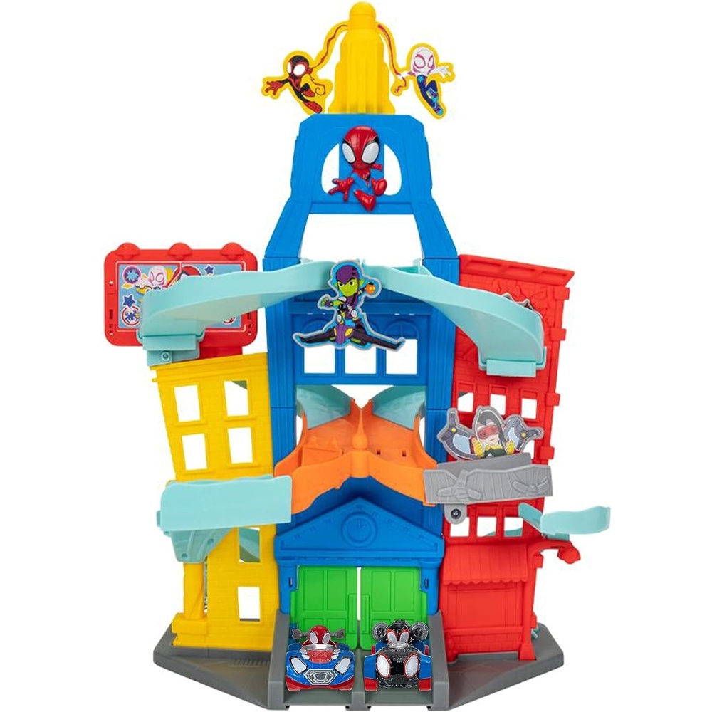image:imageMarvel Spidey and His Amazing Friends City Track Set 24Inch Set with Two Exclusive 3Inch Vehicles