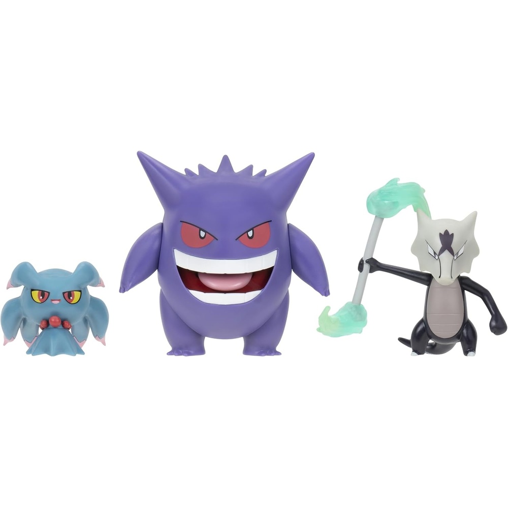 image:imagePokemon Battle Figure 3 Pack Features 2Inch Pancham and Lucario and 3Inch Infernape Battle FiguresGhosttype