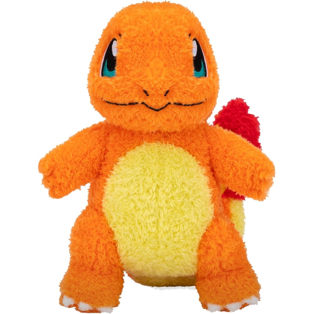 image:imagePokemon Cuddly Pikachu Plush 8Inch Soft Shaggy Plush with Authentic DetailsCharmander