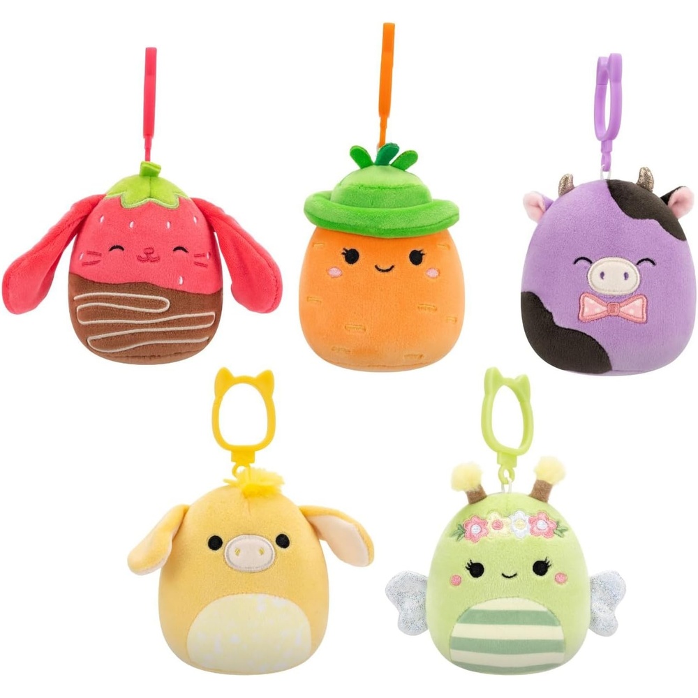 image:imageSquishmallows Original 5Pack Clip Official Jazwares Plush Clips Amazon Exclusive