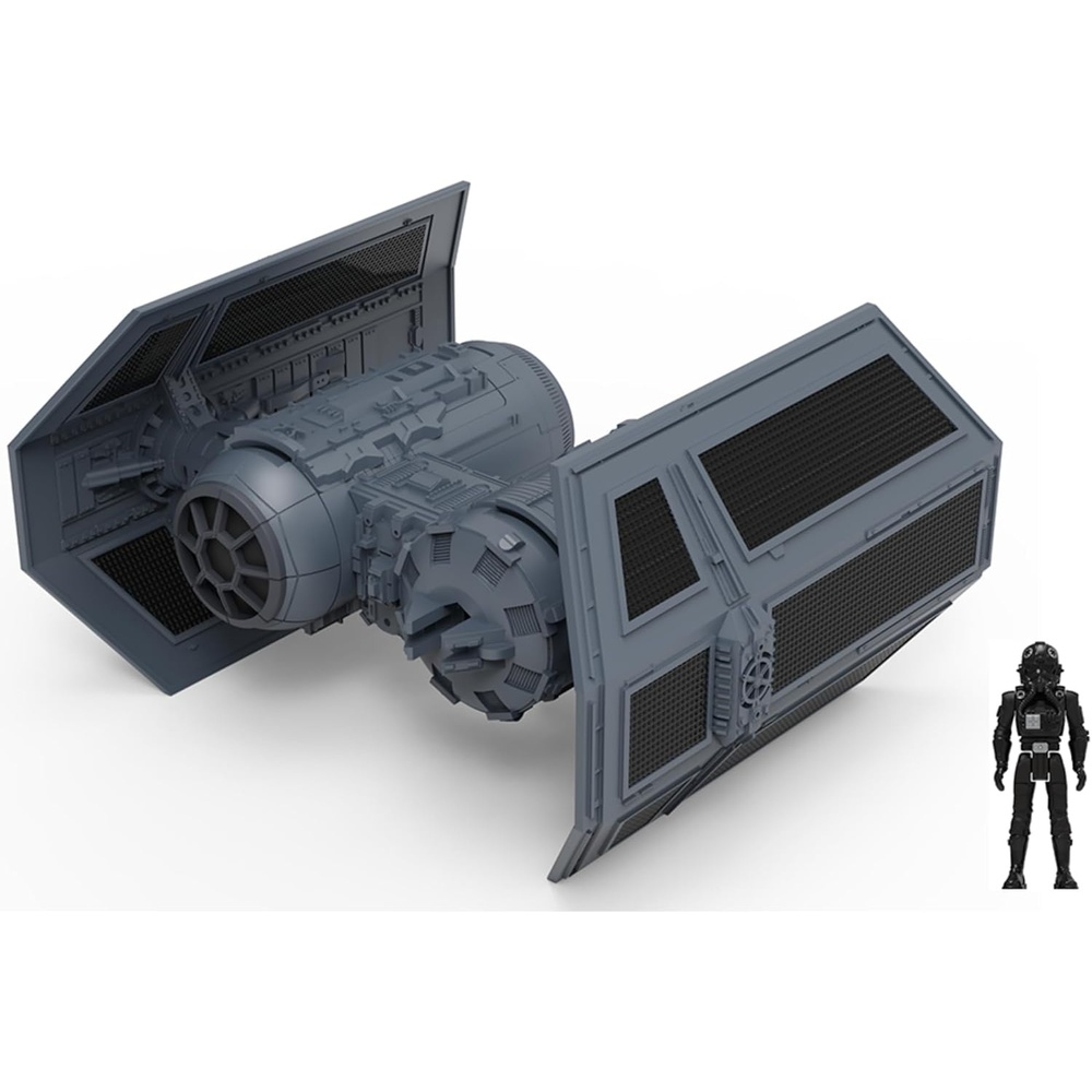 image:imageStar Wars Micro Galaxy Squadron TIE Bomber Armada Edition 5Inch Vehicle with Dual Cockpits Bomb Bay and 1Inch Micro Figure AccessoryTIE Bomber Armada Edition