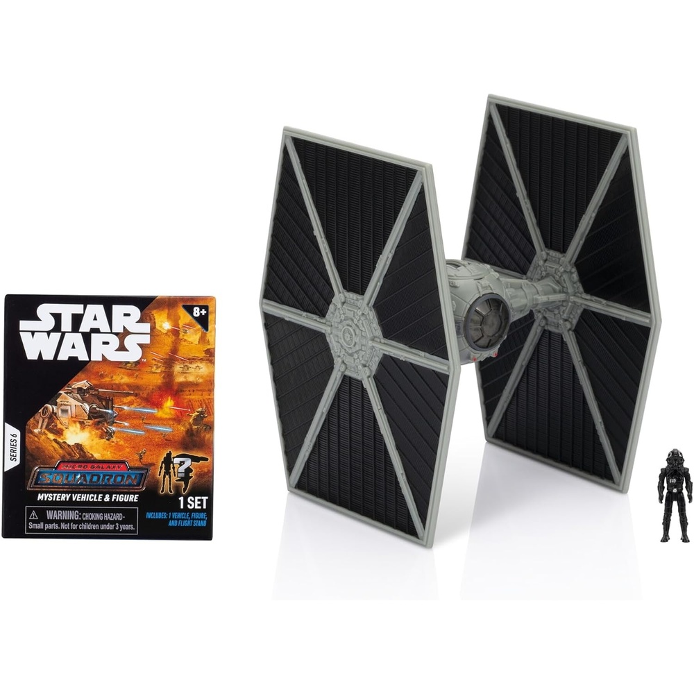 image:imageStar Wars Micro Galaxy Squadron TIE Whisper Mystery Bundle 5Inch Vehicle and 25Inch Vehicle with Micro Figure AccessoriesPirate Snub Fighter