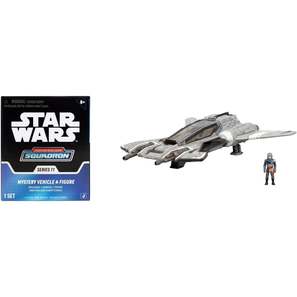 image:imageStar Wars Micro Galaxy Squadron Vulture Droid Mystery Bundle 3Inch Vehicle and 25Inch Vehicle with Micro Figure AccessoriesPirate Snub Fighter Battle Damage
