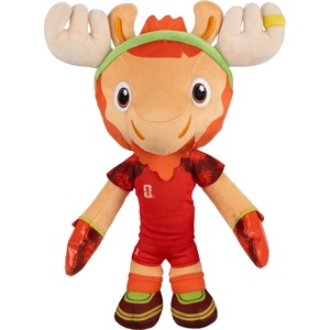 image:imageJazwares FIFA World Cup 2026 Canada 8Inch Plush  Official Maple the Moose Mascot with Red Uniform Soft Collectible Toy for Fans  Ages 3Canada  Maple the Moose Mascot