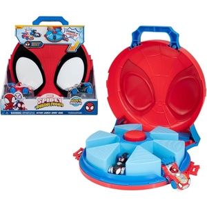 image:imageJazwares Marvel Spidey and His Amazing Friends Action Launch Carry Case  12Inch Carry Case with Rotating Launcher and Two Exclusive Amazing Metals Vehicles
