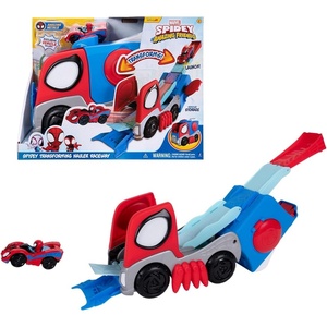 image:imageJazwares Marvel Spidey and His Amazing Friends Transforming Hauler Raceway  9Inch Vehicle and Trackset with Exclusive Amazing Metal