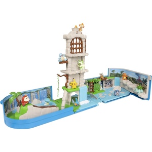 image:imageJazwares Pokemon Carry Case Battle Ruins Playset  Portable Transforming Backpack Playset with Action Features and 2inch Pikachu Battle Figure