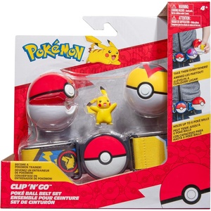 image:imageJazwares Pokemon Squirtle Clip N Go Belt Set  2Inch Squirtle Battle Figure with Clip N Go Belt Plus Ultra and Lure Ball Accessories  Includes theme belt and 2inch squirtile battle figure with Ultra Ball and Lure Ball accessoriesMulti