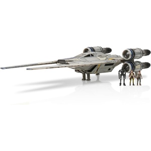 image:imageJazwares Star Wars Micro Galaxy Squadron ARC170 Starfighter  8Inch Vehicle with Three 1Inch Micro Figure AccessoriesUwing Starfighter
