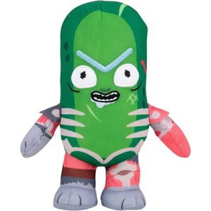 image:imageJazwares Warner Bros Discovery 8Inch Rick Plush from Rick and Morty  SuperSoft and Huggable Plush Toy  Official Licensed Plush  for All AgesPickle Rick