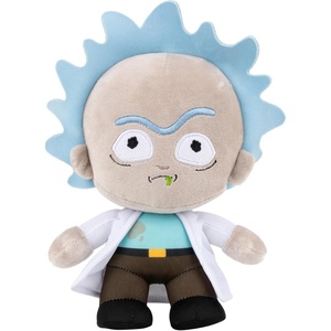 image:imageJazwares Warner Bros Discovery 8Inch Rick Plush from Rick and Morty  SuperSoft and Huggable Plush Toy  Official Licensed Plush  for All AgesRick