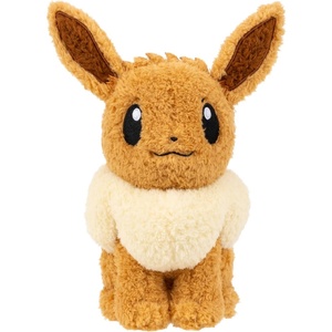 image:imagePokemon Cuddly Pikachu Plush  8Inch Soft Shaggy Plush with Authentic DetailsEevee