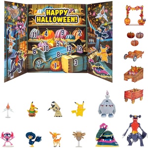 image:imagePokemon Halloween Calendar 2025  Calendar with 11 Battle Figures with Special Finish and Five Chip Board Accessories