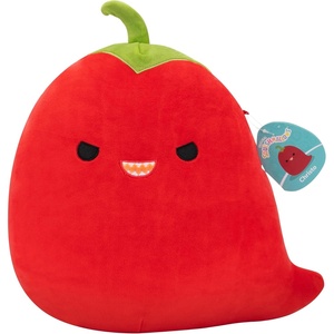 image:imageSquishmallows Original 12Inch Charles Pickle with Mustache  MediumSized Ultrasoft Official Jazwares PlushRed Chili Pepper