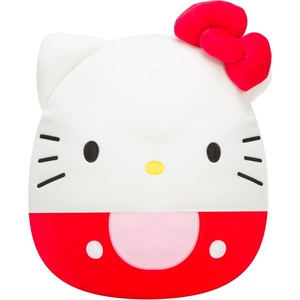 image:imageSquishmallows Original Sanrio 14Inch Hello Kitty Floral Dress and Bow Plush  MediumSized Ultrasoft Official Jazwares PlushHello Kitty in Red Overalls
