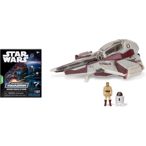 image:imageStar Wars Micro Galaxy Squadron Anakin Skywalkers Jedi Interceptor Mystery Bundle  3Inch Light Armor Class and Scout Class Vehicles with AccessoriesJedi Interceptor Obiwan Kenobi