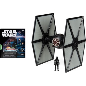 image:imageStar Wars Micro Galaxy Squadron TIE Whisper Mystery Bundle  5Inch Vehicle and 25Inch Vehicle with Micro Figure AccessoriesTIE Fighter Battle Damage