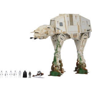 image:imageStar Wars Micro Galaxy Squadron atat Walker Endor Amazon Exclusive  10Inch Vehicle with Lights Sounds Action Zones and Accessories Toys for Kids Ages 8 and Up