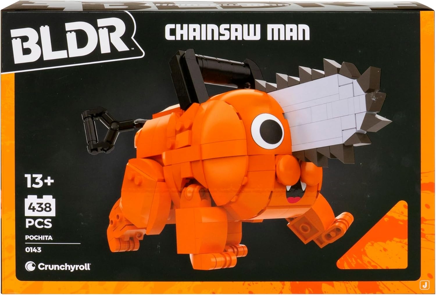 image:imageBLDR Chainsaw Man Pochita Building Set 75Inch Articulated Buildable Figure 0143