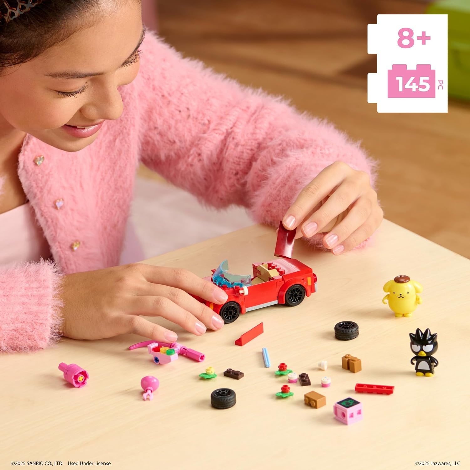 image:imageBLDR Hello Kitty and Friends Bow Vending Machine Building Set 0112 with Hello Kitty and My Melody Minifigures Gift for Kids and Sanrio Fans Ages 8Badtzmarus Convertible