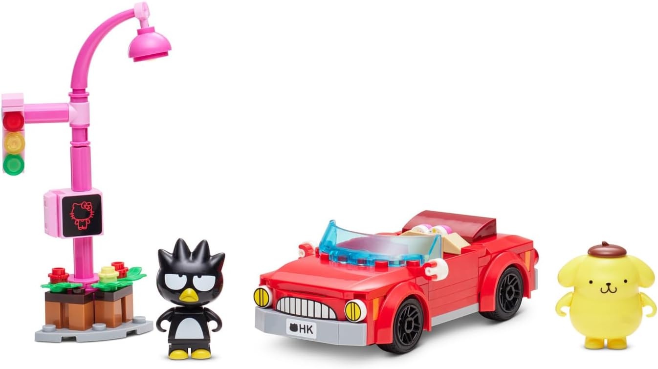 image:imageBLDR Hello Kitty and Friends Bow Vending Machine Building Set 0112 with Hello Kitty and My Melody Minifigures Gift for Kids and Sanrio Fans Ages 8Badtzmarus Convertible