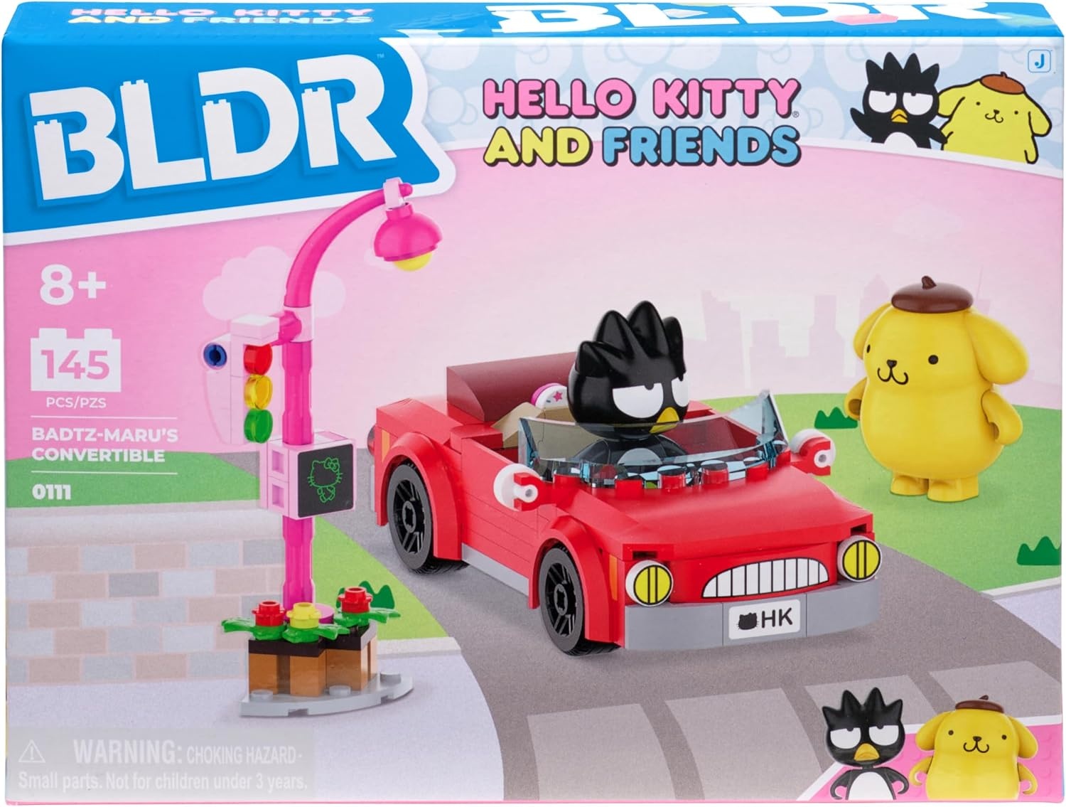 image:imageBLDR Hello Kitty and Friends Bow Vending Machine Building Set 0112 with Hello Kitty and My Melody Minifigures Gift for Kids and Sanrio Fans Ages 8Badtzmarus Convertible