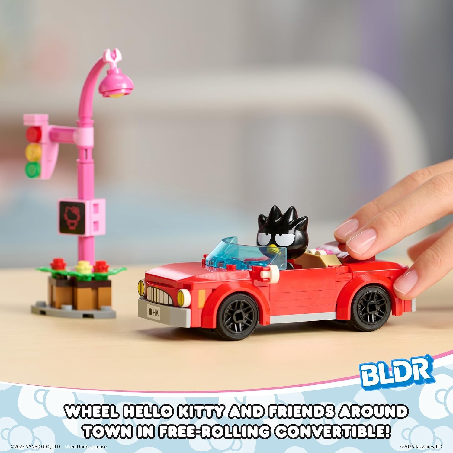 image:imageBLDR Hello Kitty and Friends Bow Vending Machine Building Set 0112 with Hello Kitty and My Melody Minifigures Gift for Kids and Sanrio Fans Ages 8Badtzmarus Convertible