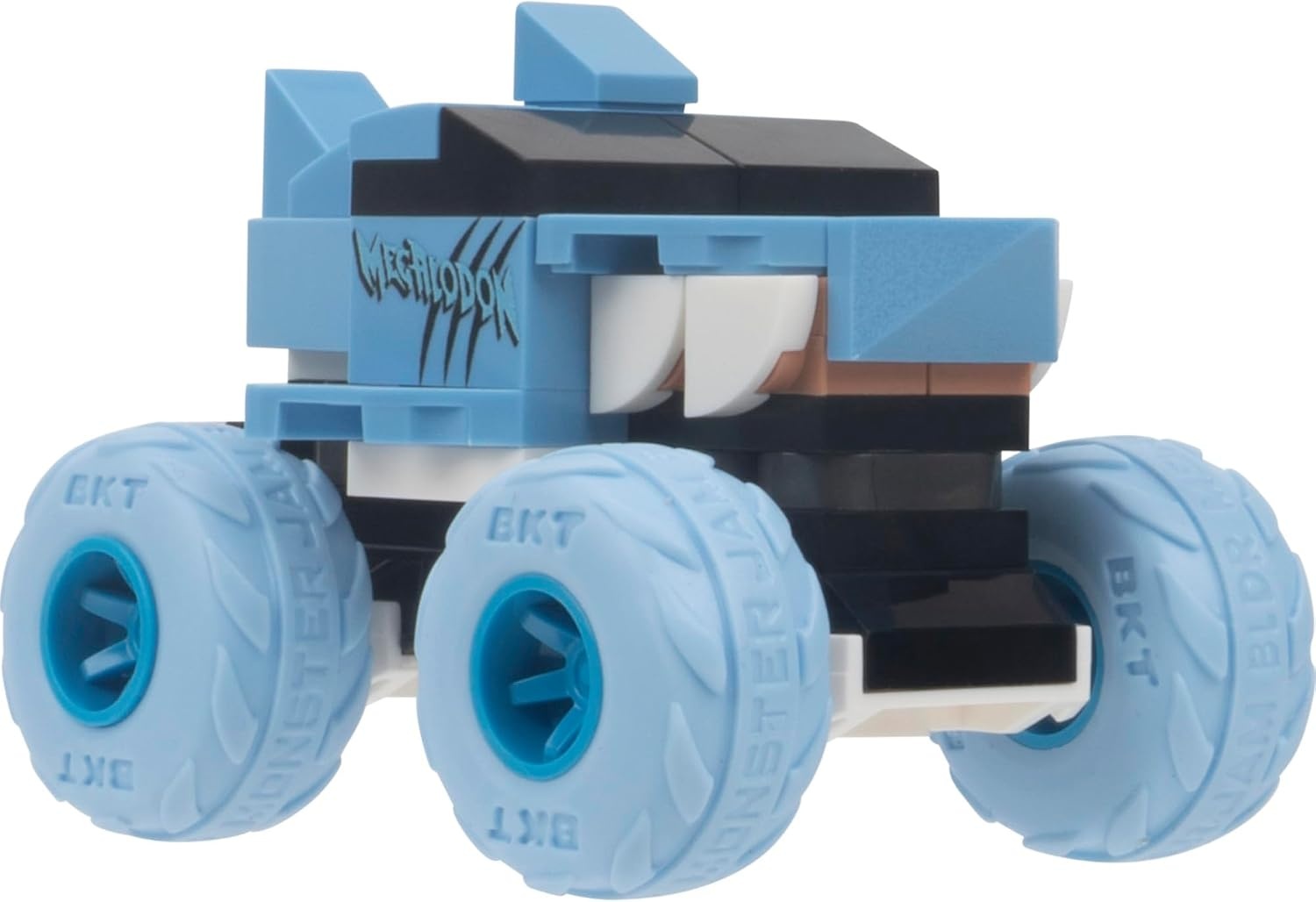 image:imageBLDR Monster Jam Mini Truck Building Set Multipack Includes 5 Trucks Grave Digger Megalodon El Toro Loco Monster Mutt amp Earth Shaker 208 Pieces Ages 5 0473