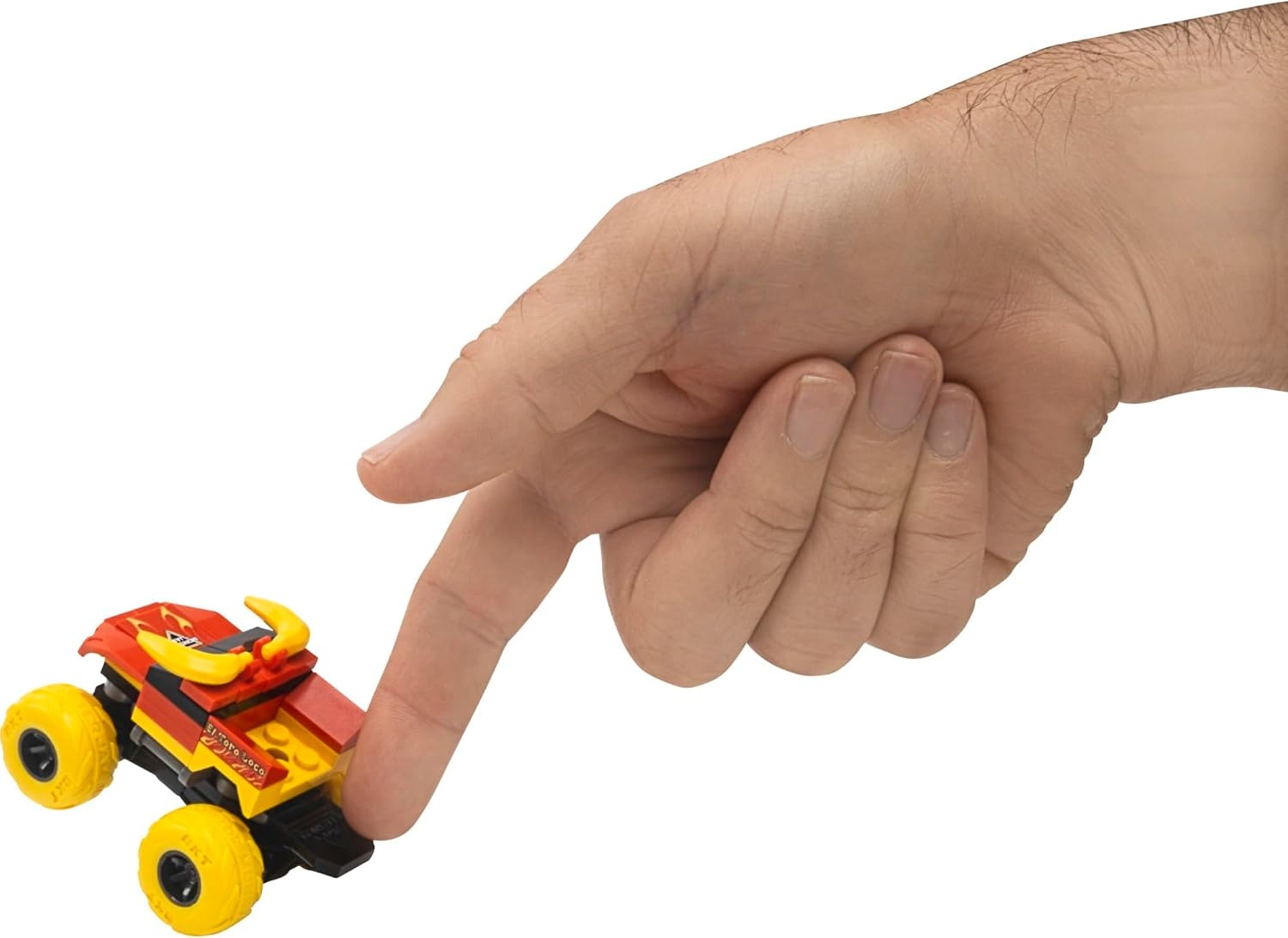 image:imageBLDR Monster Jam Mini Truck Building Set Multipack Includes 5 Trucks Grave Digger Megalodon El Toro Loco Monster Mutt amp Earth Shaker 208 Pieces Ages 5 0473