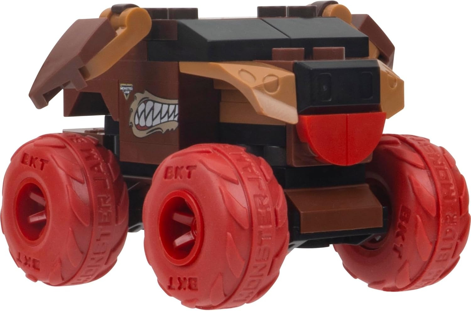 image:imageBLDR Monster Jam Mini Truck Building Set Multipack Includes 5 Trucks Grave Digger Megalodon El Toro Loco Monster Mutt amp Earth Shaker 208 Pieces Ages 5 0473
