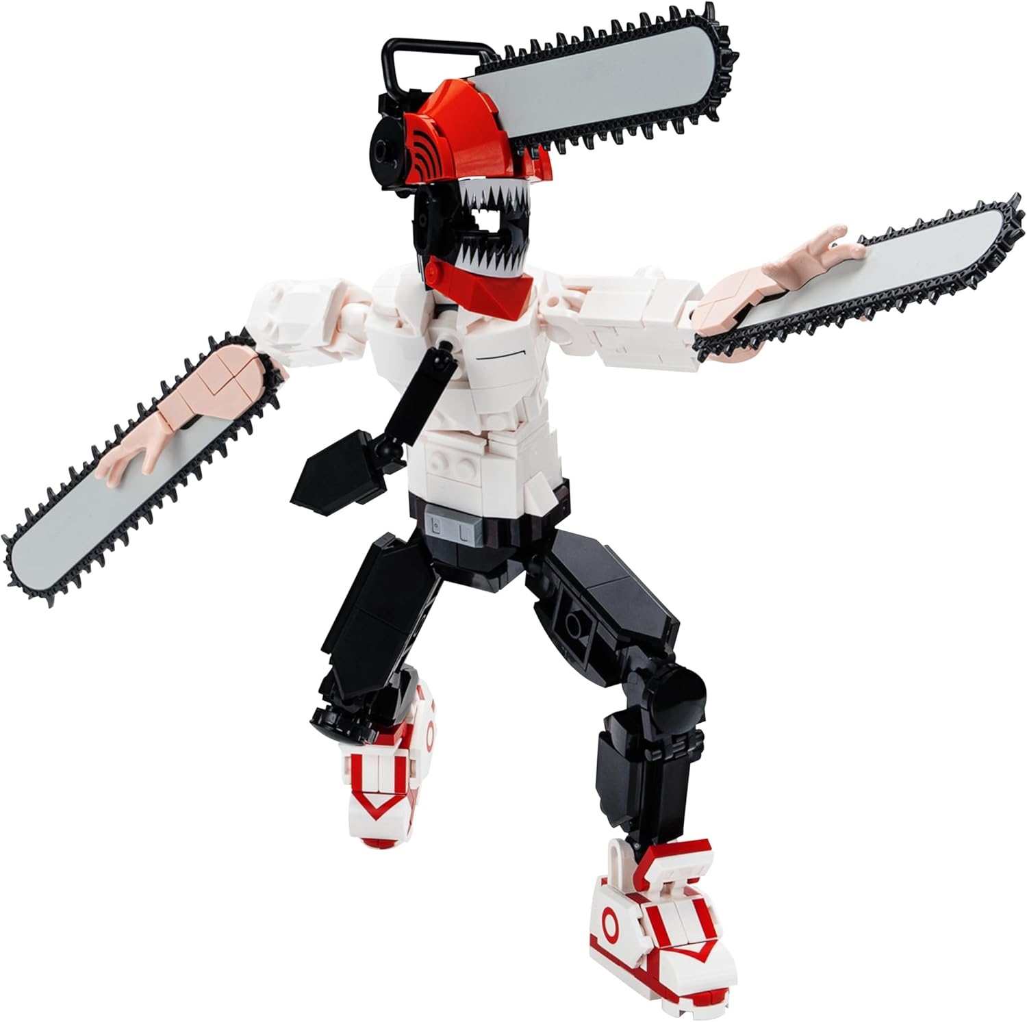 image:imageBLDR Ryomen Sukuna Buildable Action Figure Construction Set 003812Inch Articulated Constructible Figure with 341 PiecesChainsaw Man