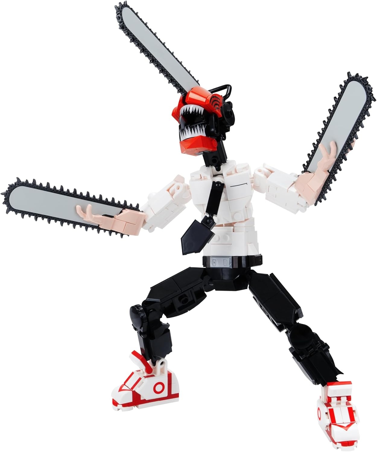 image:imageBLDR Ryomen Sukuna Buildable Action Figure Construction Set 003812Inch Articulated Constructible Figure with 341 PiecesChainsaw Man