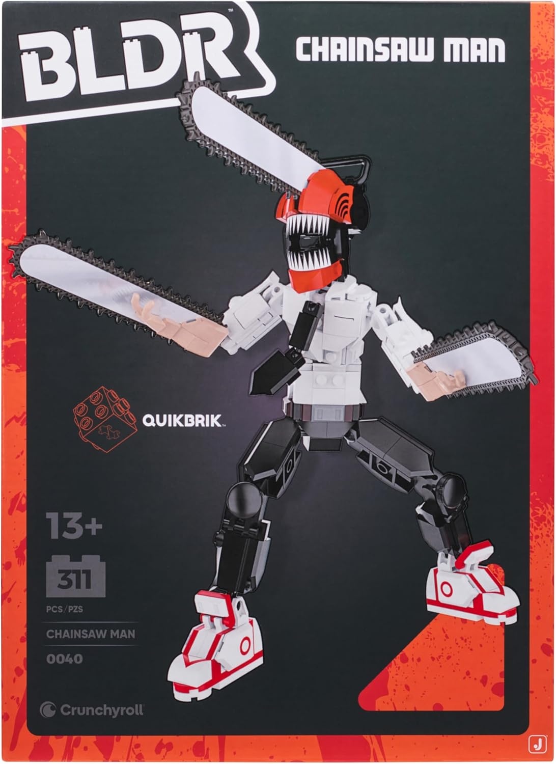 image:imageBLDR Ryomen Sukuna Buildable Action Figure Construction Set 003812Inch Articulated Constructible Figure with 341 PiecesChainsaw Man