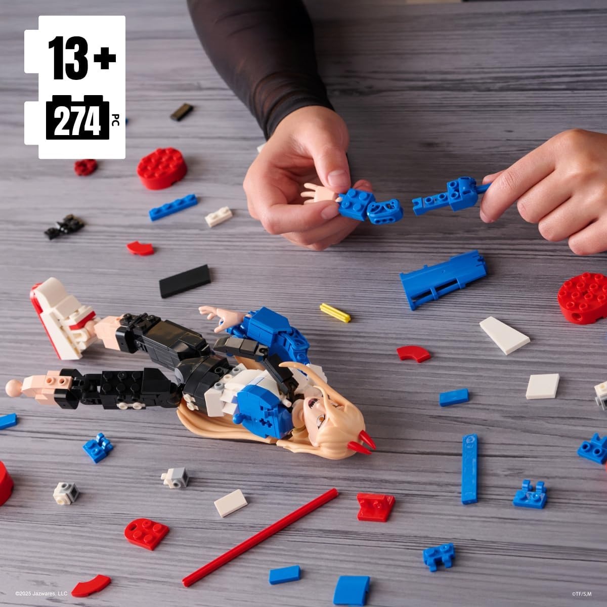 image:imageBLDR Ryomen Sukuna Buildable Action Figure Construction Set 003812Inch Articulated Constructible Figure with 341 PiecesPower