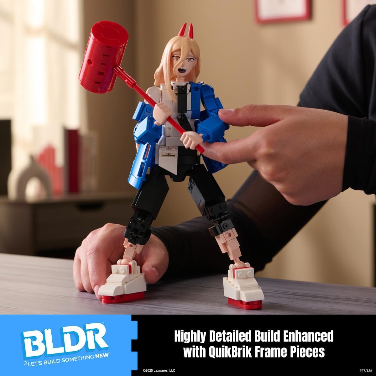 image:imageBLDR Ryomen Sukuna Buildable Action Figure Construction Set 003812Inch Articulated Constructible Figure with 341 PiecesPower