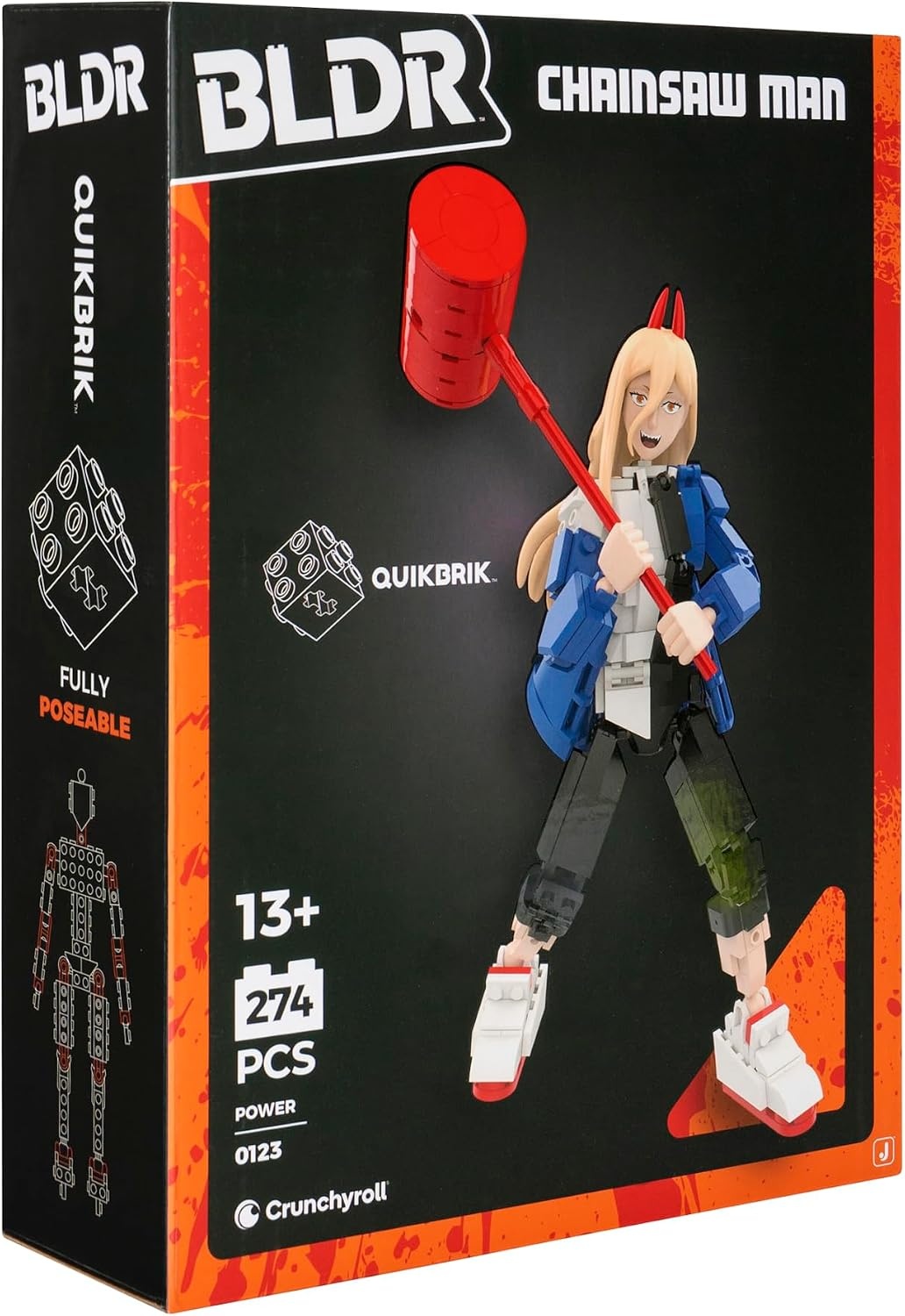 image:imageBLDR Ryomen Sukuna Buildable Action Figure Construction Set 003812Inch Articulated Constructible Figure with 341 PiecesPower