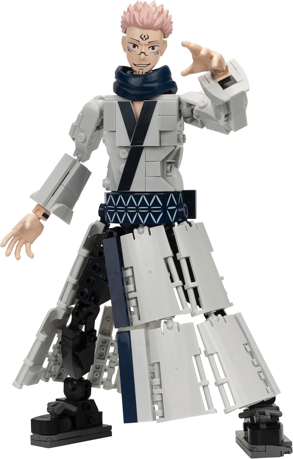 image:imageBLDR Ryomen Sukuna Buildable Action Figure Construction Set 003812Inch Articulated Constructible Figure with 341 PiecesRyomen Sukuna