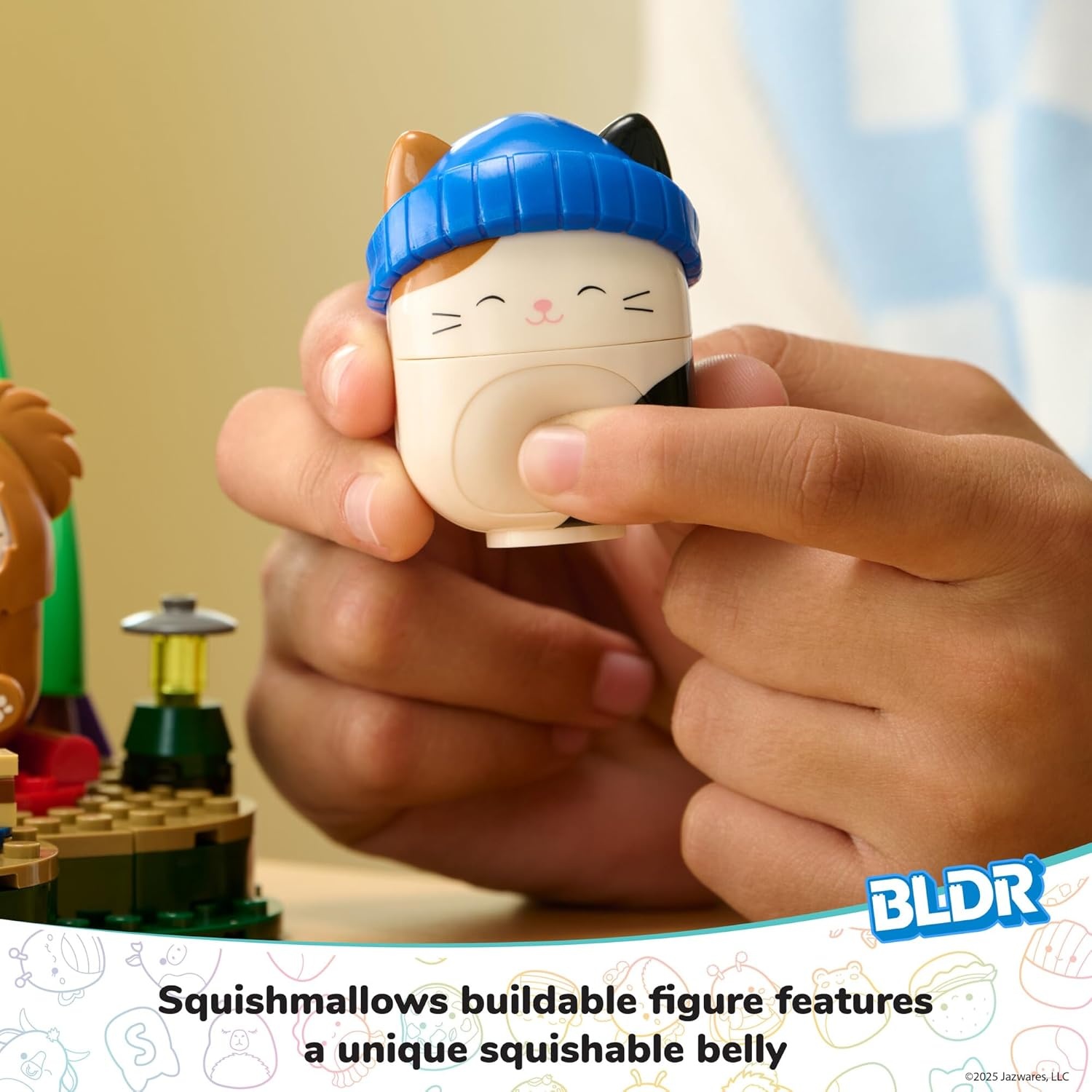 image:imageBLDR Squishmallows Benny and Cams Outdoor Adventure Building Set Cam the Cat and Benny the Bigfoot Buildable Figures Squishmallows Fans 8 0050