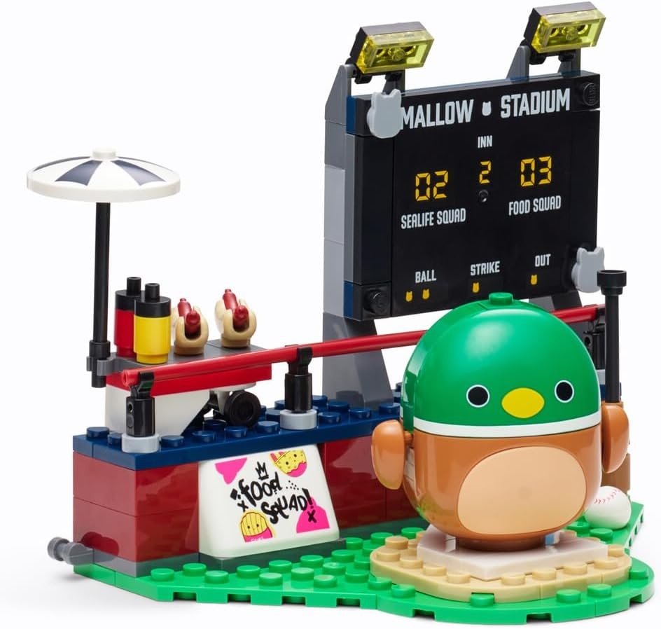 image:imageBLDR Squishmallows Reginald at the Movies Building Set Reginald the Corgi Buildable Figure Squishmallows Fans 8 0093Averys Ball Game