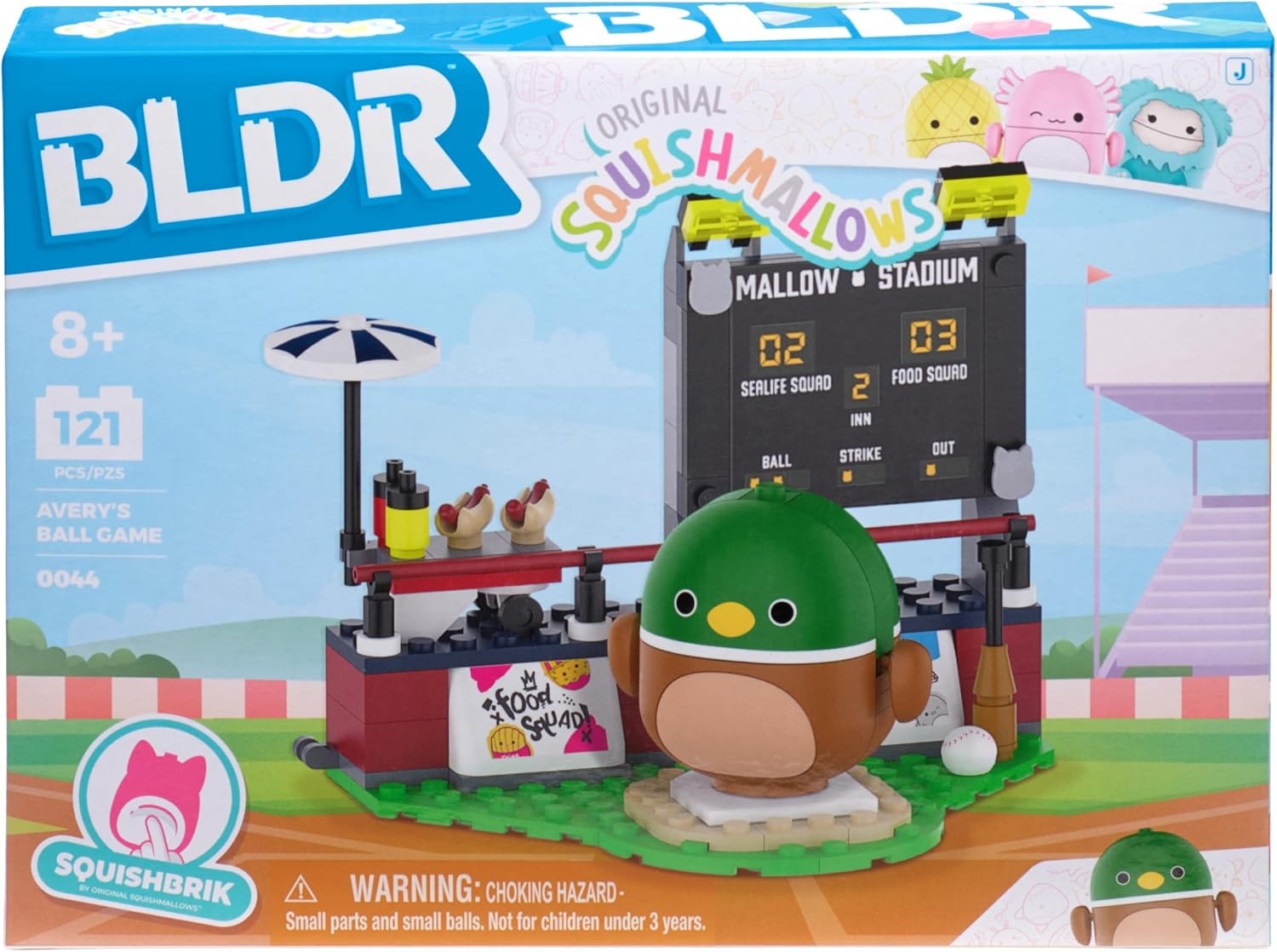 image:imageBLDR Squishmallows Reginald at the Movies Building Set Reginald the Corgi Buildable Figure Squishmallows Fans 8 0093Averys Ball Game
