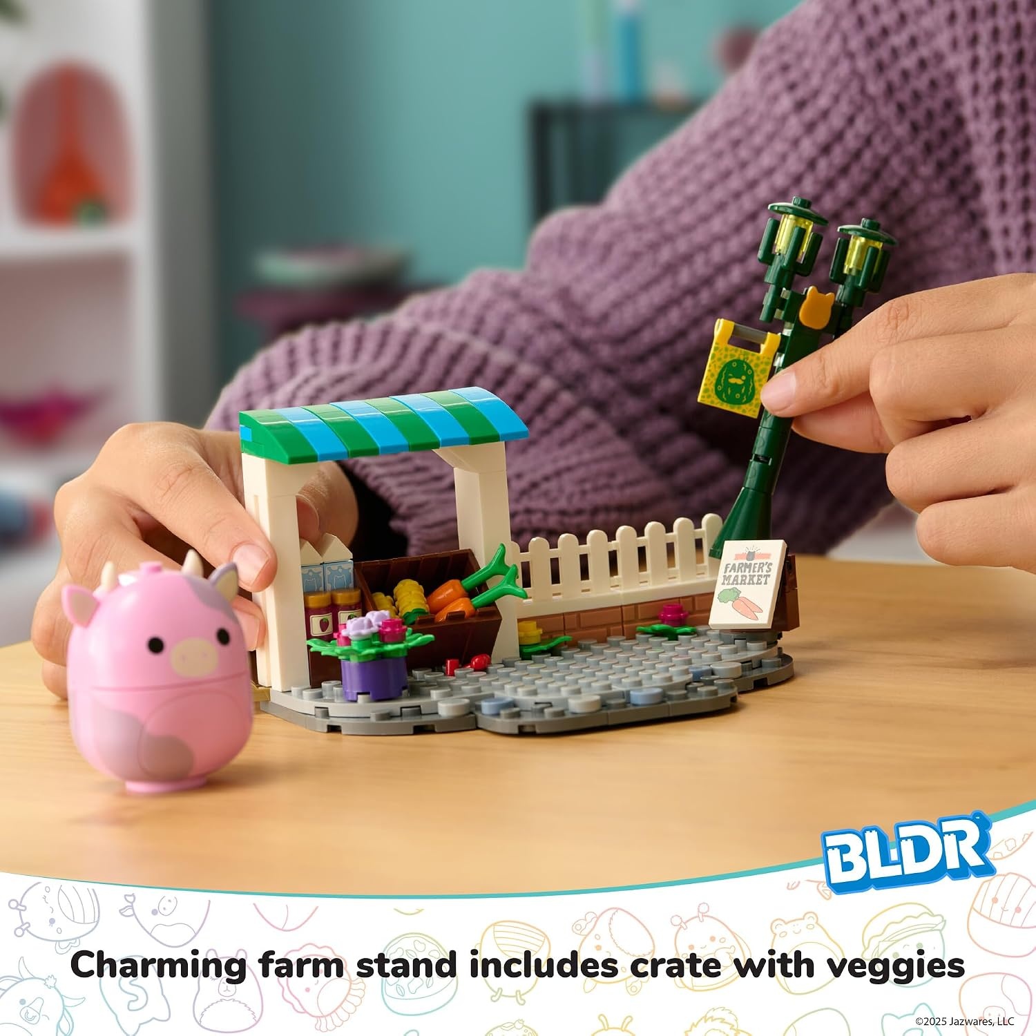 image:imageBLDR Squishmallows Reginald at the Movies Building Set Reginald the Corgi Buildable Figure Squishmallows Fans 8 0093Pattys Farmers Market