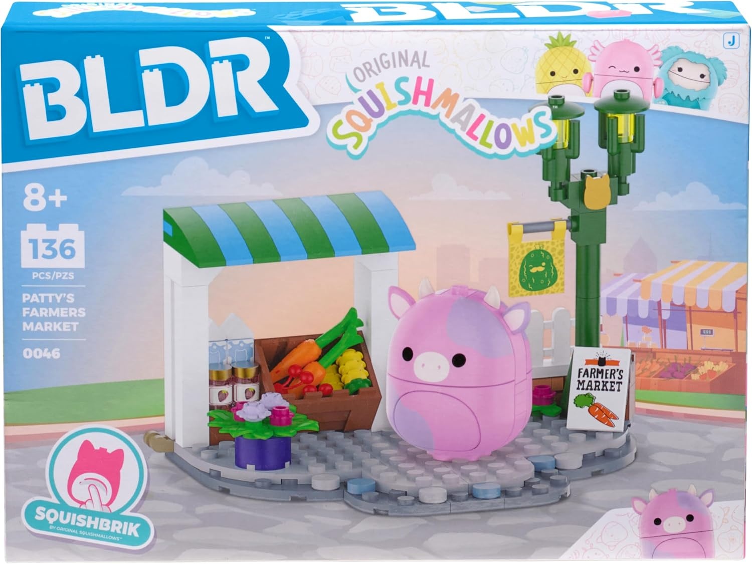 image:imageBLDR Squishmallows Reginald at the Movies Building Set Reginald the Corgi Buildable Figure Squishmallows Fans 8 0093Pattys Farmers Market
