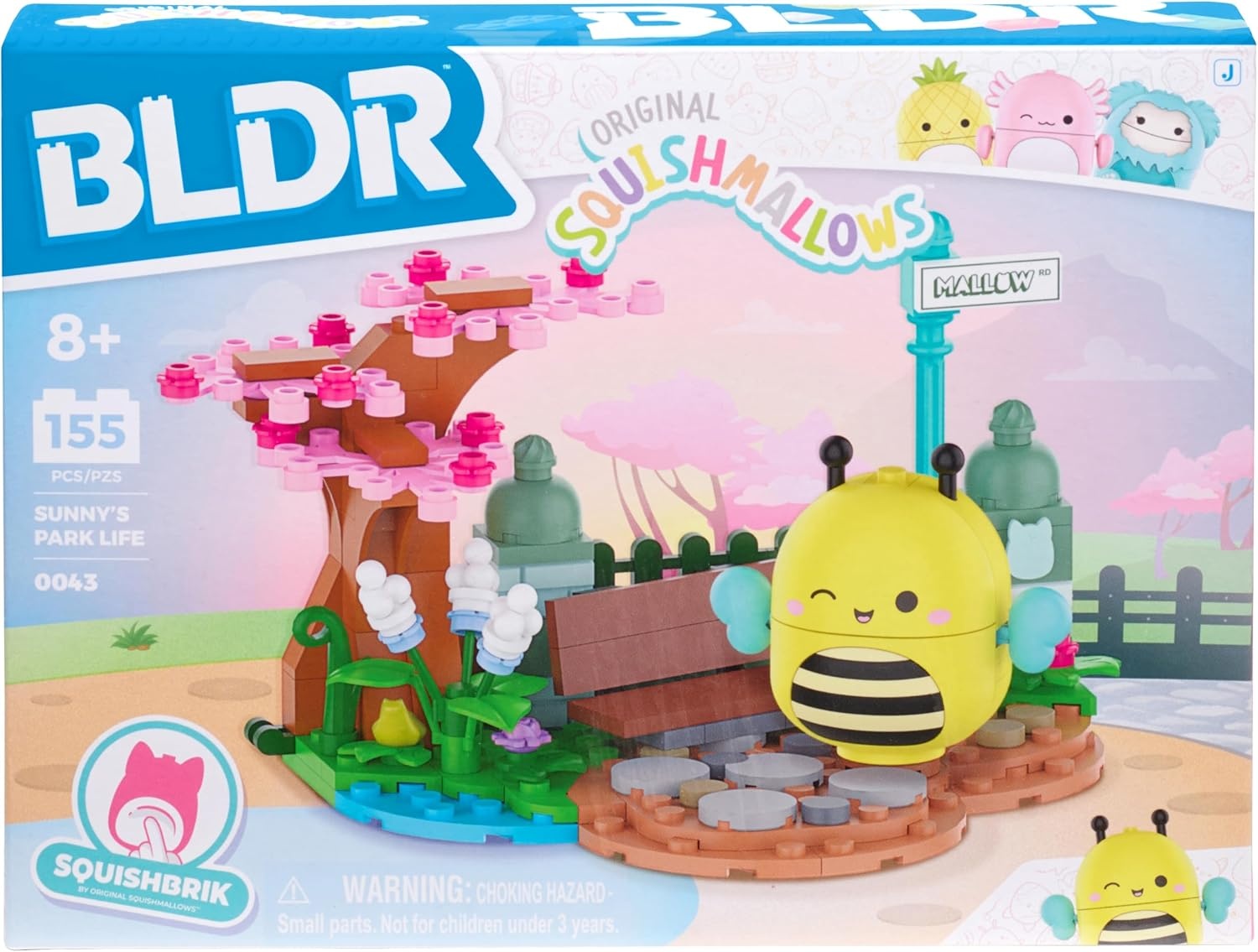 image:imageBLDR Squishmallows Sunnys Park Life Building Set Sunny The Bee Buildable Figure Squishmallows Fans 8 0043