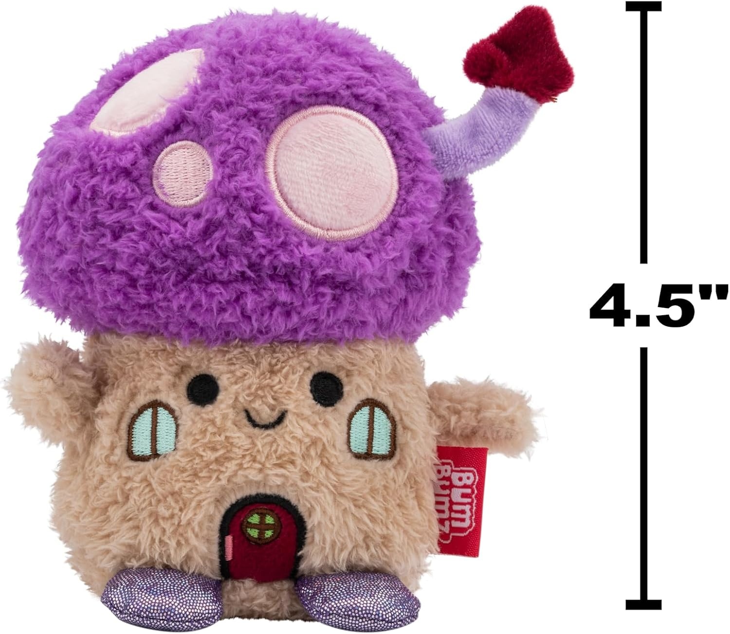 image:imageBumBumz 45inch RootBumz Plush 5Pack Stan Mushroom Ronnie Radish Bobby Broccoli Colby Corn and Erinn Eggplant Collectible Stuffed Toys from The Makers of Original SquishmallowsFairygardenbumz
