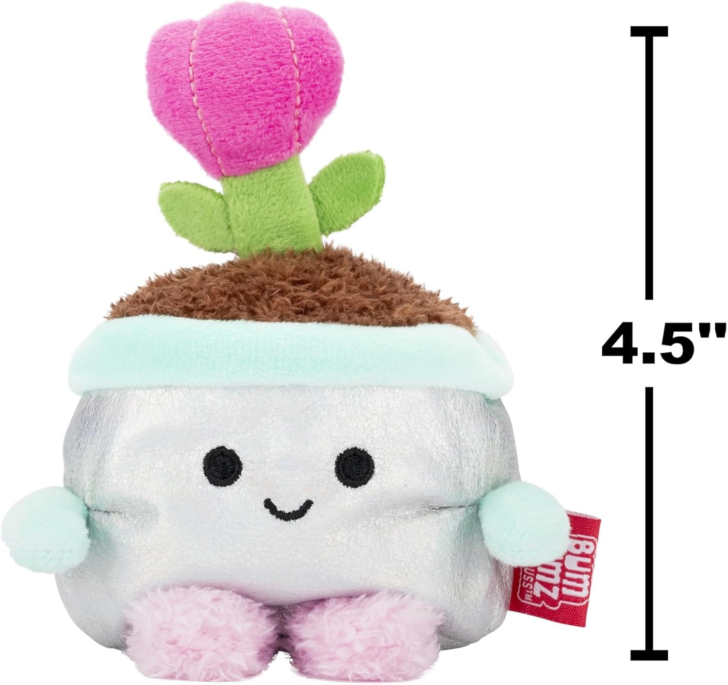 image:imageBumBumz 45inch RootBumz Plush 5Pack Stan Mushroom Ronnie Radish Bobby Broccoli Colby Corn and Erinn Eggplant Collectible Stuffed Toys from The Makers of Original SquishmallowsSpringbumz 2