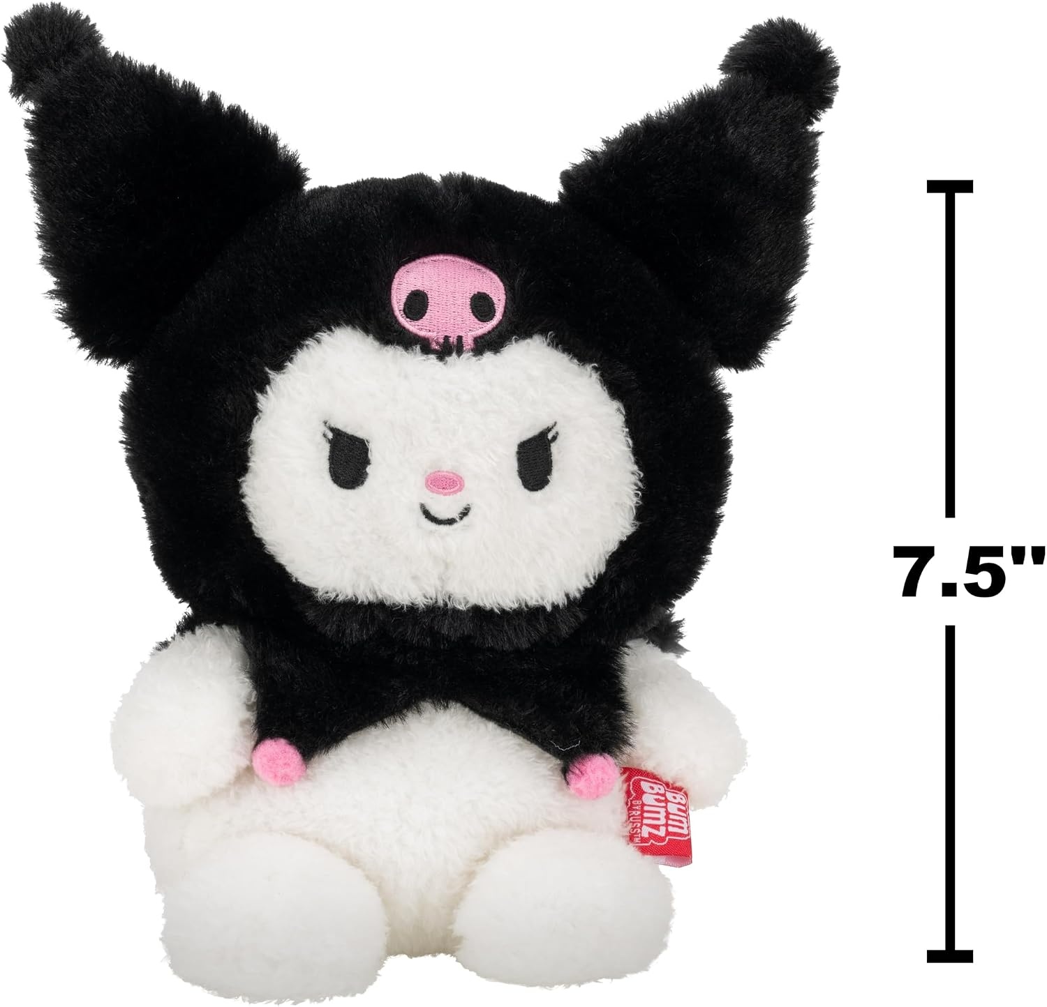image:imageBumBumz 75inch Hello Kitty and Friends Bumz Classic My Melody Plush Collectible Sanrio Toy from the Makers of Original Squishmallows Ages 3Kuromi