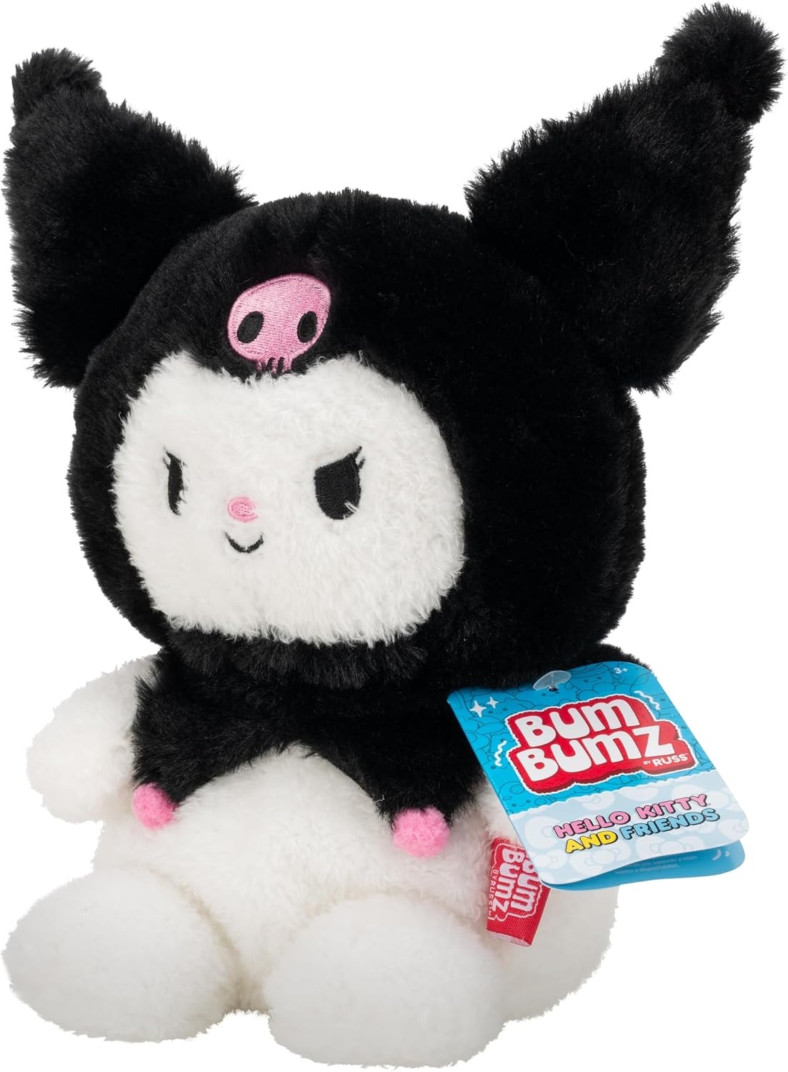 image:imageBumBumz 75inch Hello Kitty and Friends Bumz Classic My Melody Plush Collectible Sanrio Toy from the Makers of Original Squishmallows Ages 3Kuromi