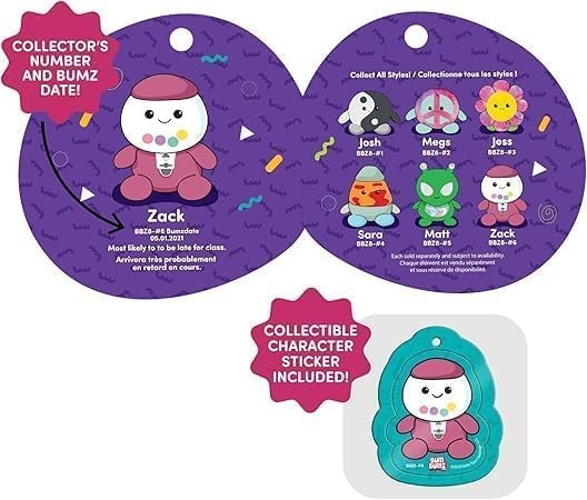 image:imageBumBumz 75inch Hello Kitty and Friends Bumz Classic My Melody Plush Collectible Sanrio Toy from the Makers of Original Squishmallows Ages 3My Melody