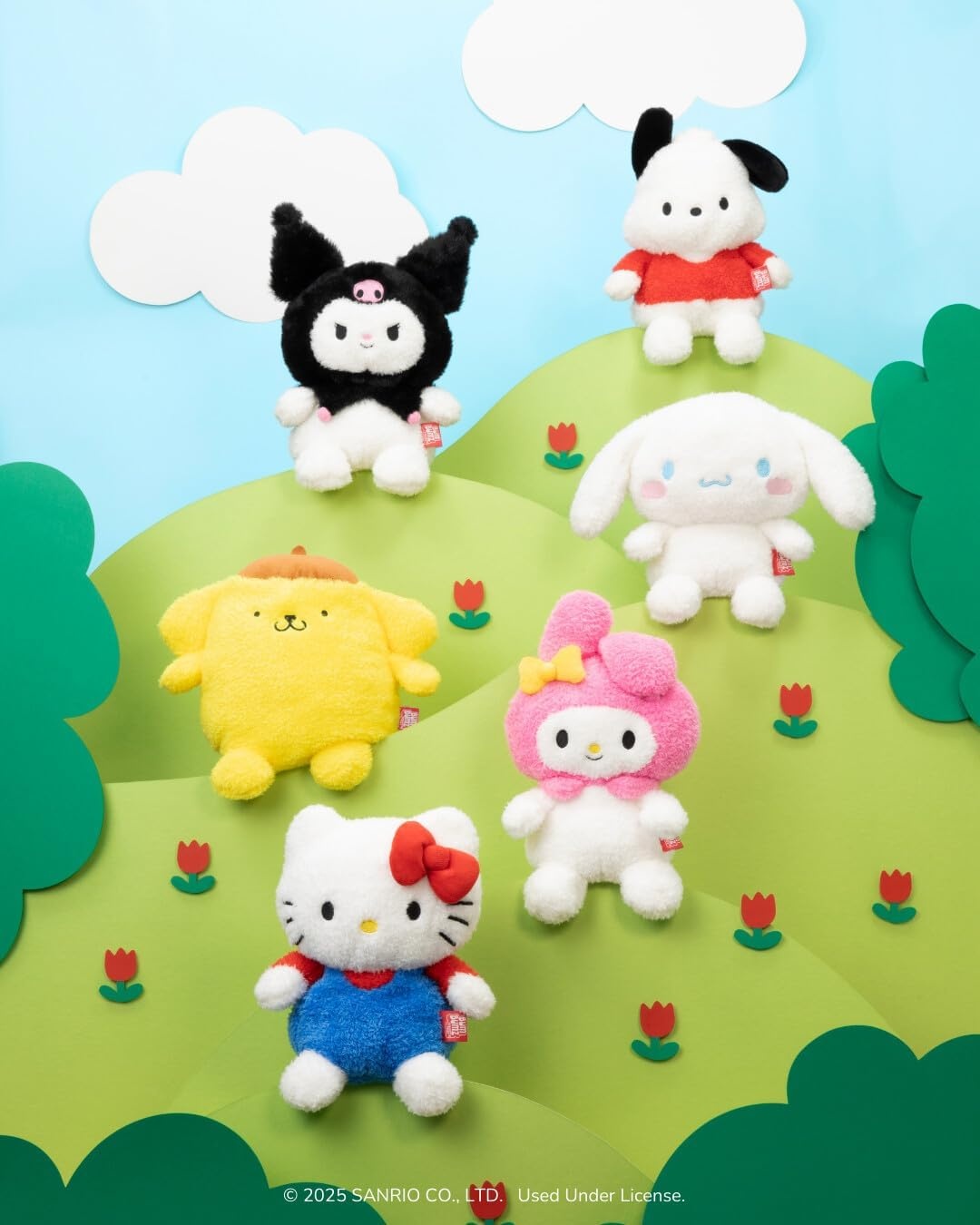 image:imageBumBumz 75inch Hello Kitty and Friends Bumz Classic My Melody Plush Collectible Sanrio Toy from the Makers of Original Squishmallows Ages 3My Melody